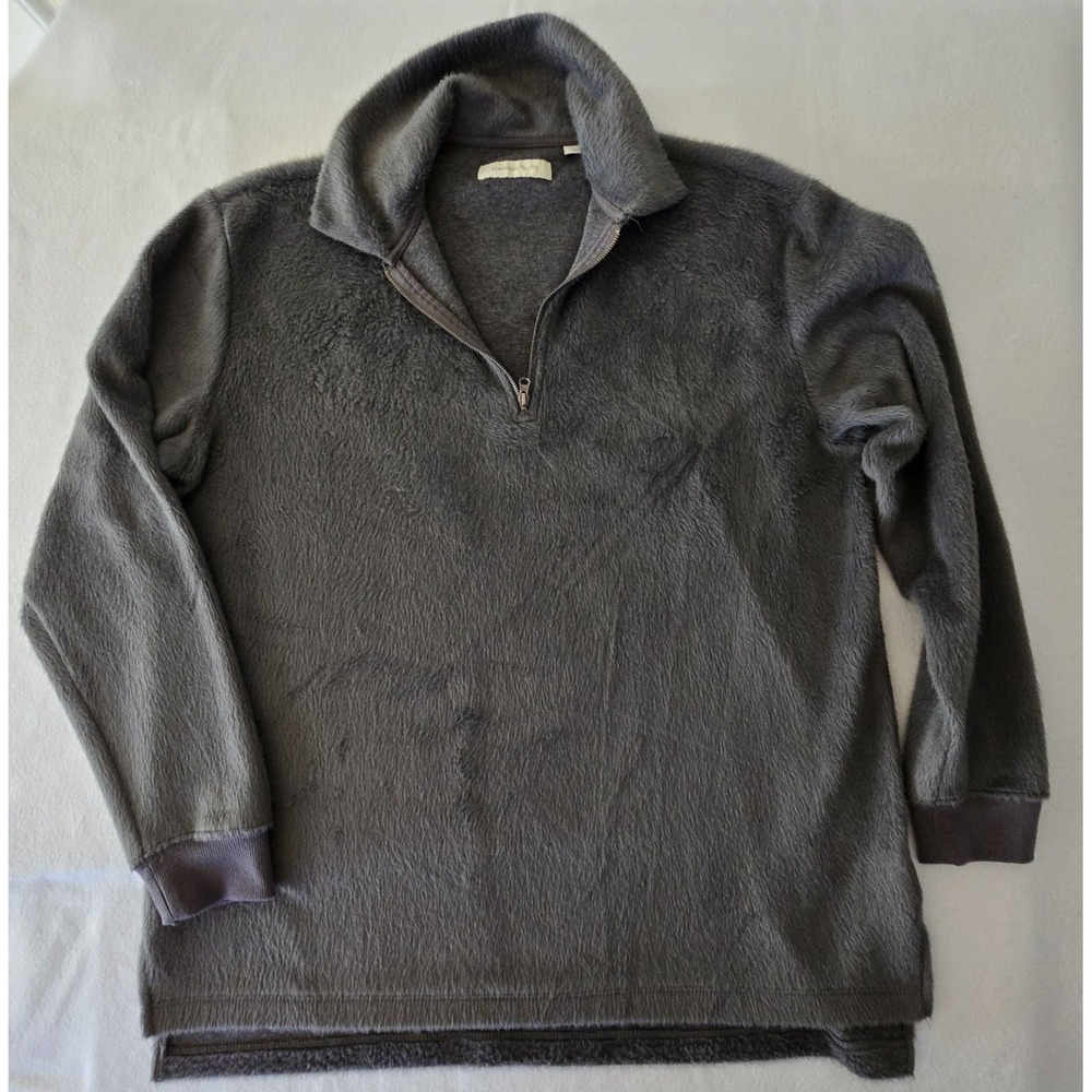 Urban Outfitters Standard Cloth Plush Fleece Long Sleeve Mens Small Zip Pullover - Picture 7 of 15